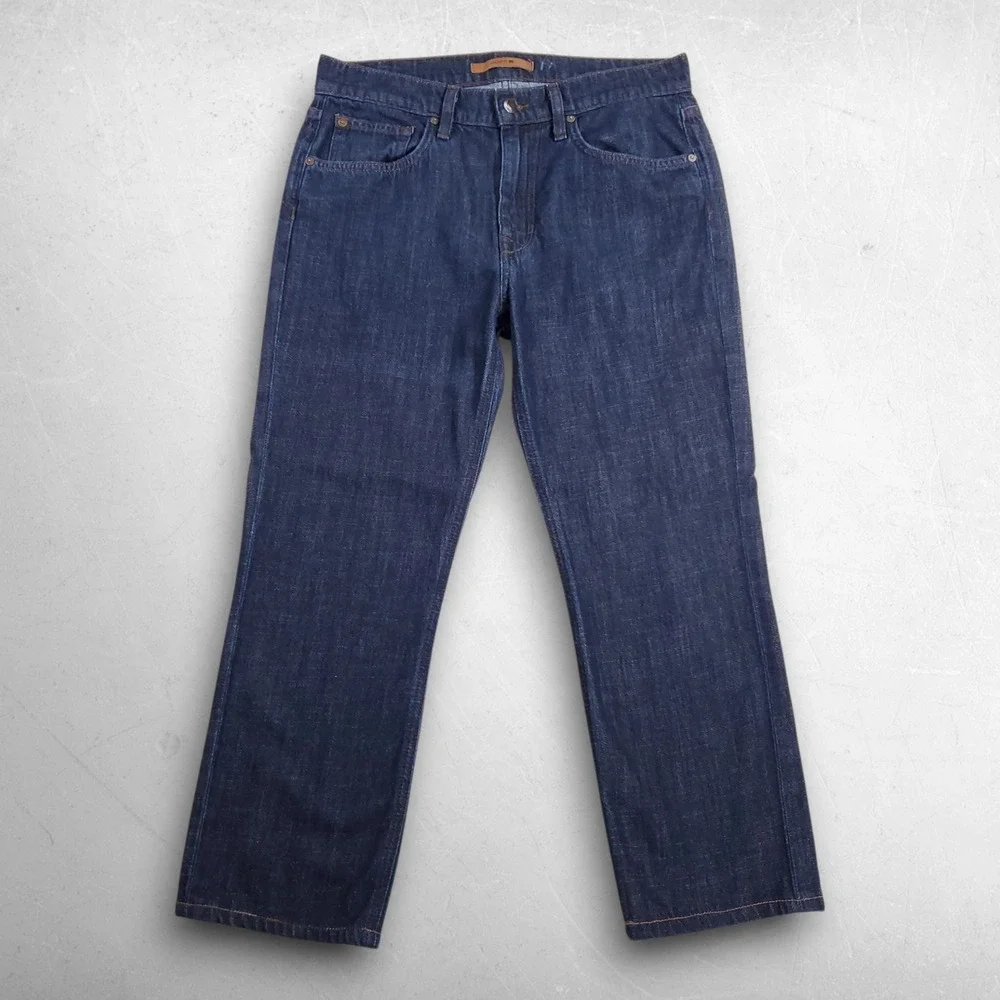Joe's Jeans The Brixton Straight + Narrow Jeans Men 31 Dk Blue Soft Denim